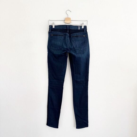 7 For All Man Kind Skinny Side Stripe Zip Pockets Jeans Size 26 - Picture 3 of 8